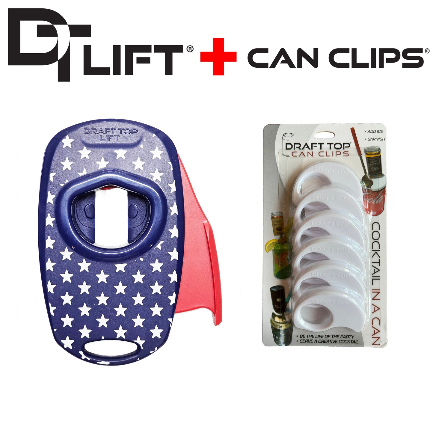 Draft Top® Lift Universal  + Can Clip 6 Pack New & Improved