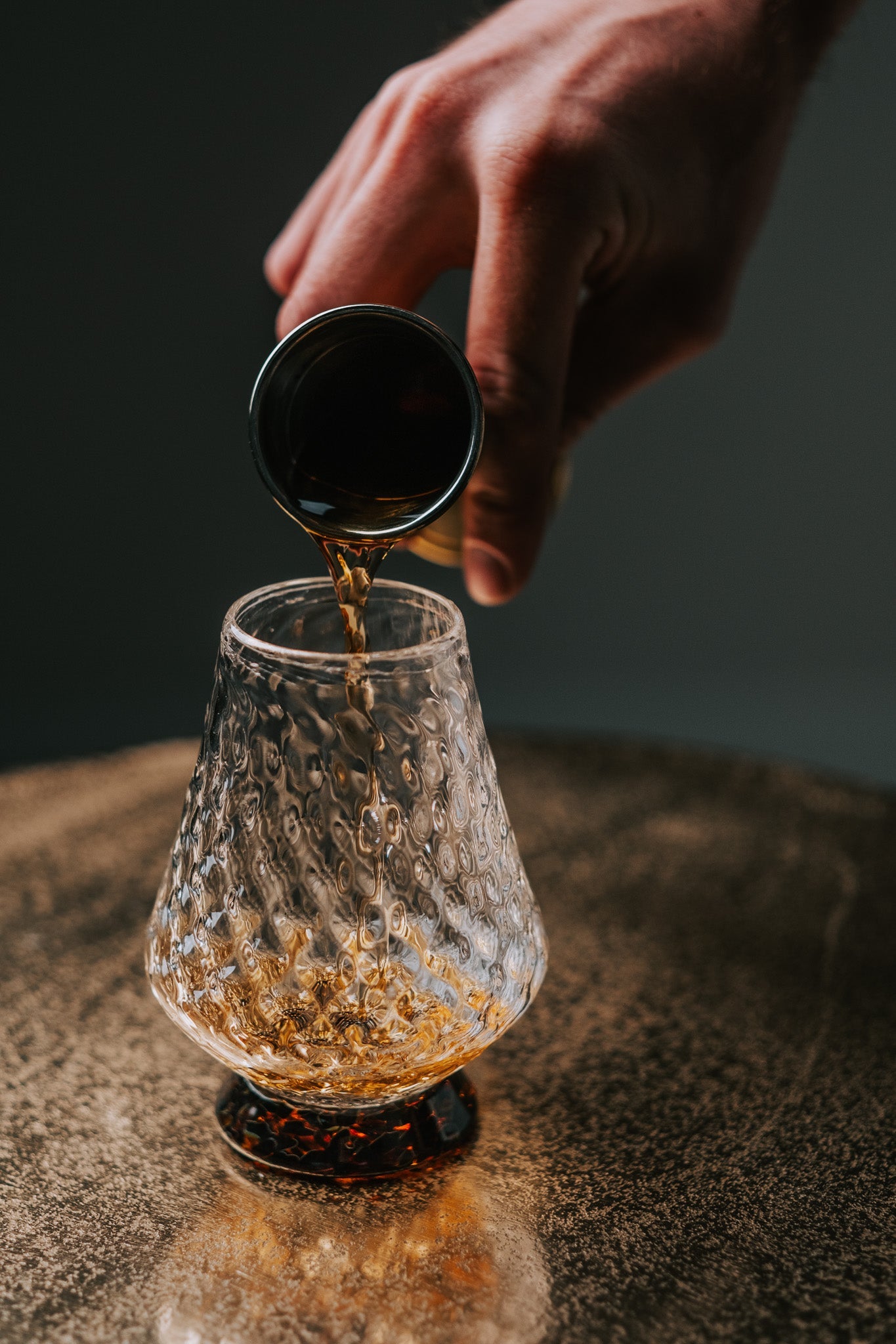 Artisan Neat Pour Glass | Handblown Lead-free Crystal | Made in USA