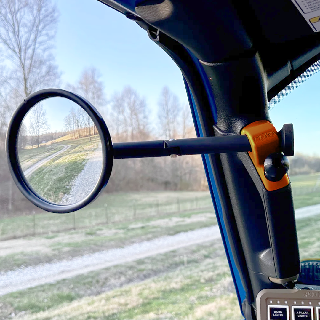 A-Pillar Side Mirror Set For 2024+ Jeep Wrangler JL & Gladiator - CMM Offroad