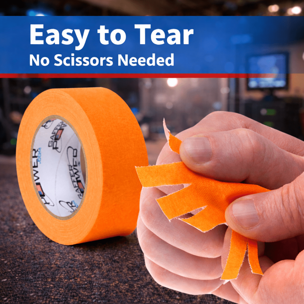 Gaffer Tape — Fluoro Orange 2" x 30yd
