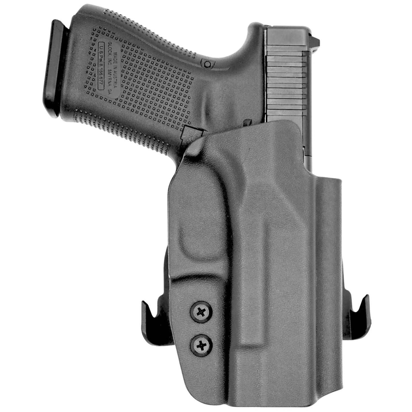Paddle Holster fits: Glock 17 19 19X 26 31 32 33 34 45 (Optic Ready)