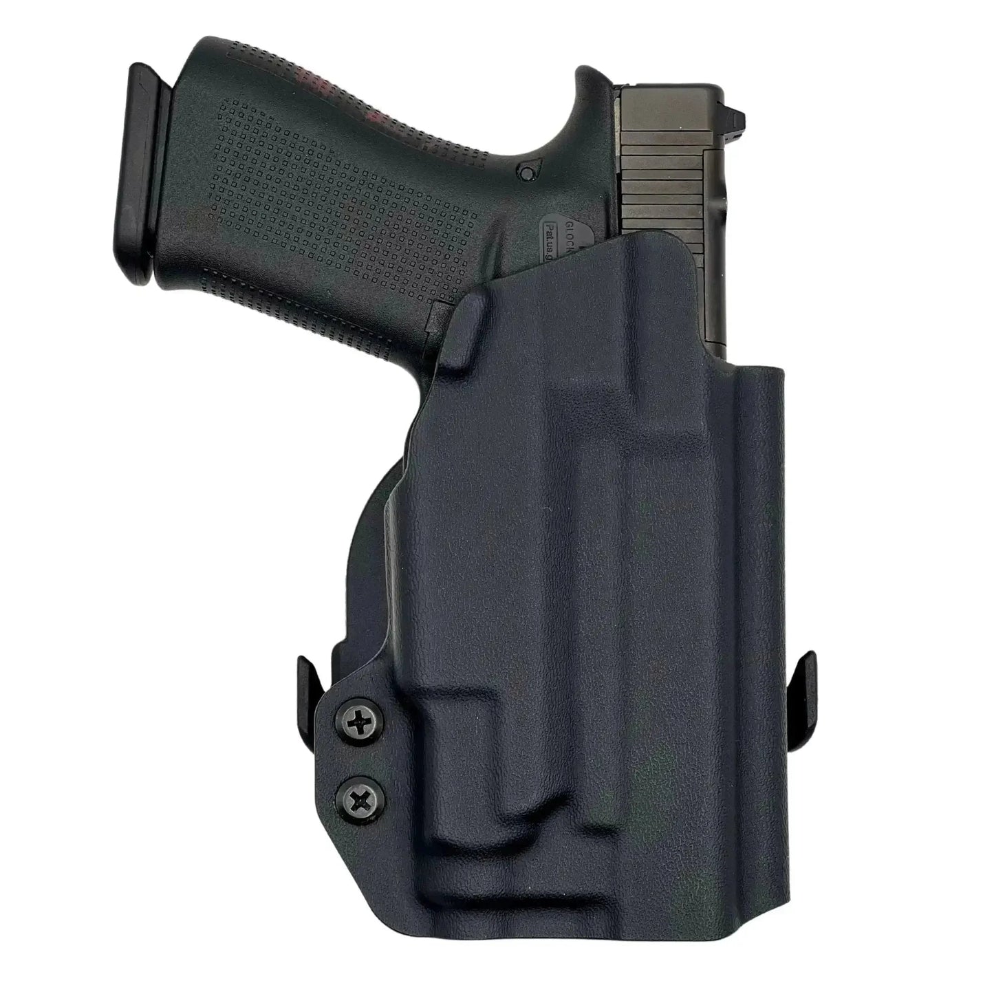 Paddle Holster fits: Glock 19 Olight PL-MINI 3 Valkyrie