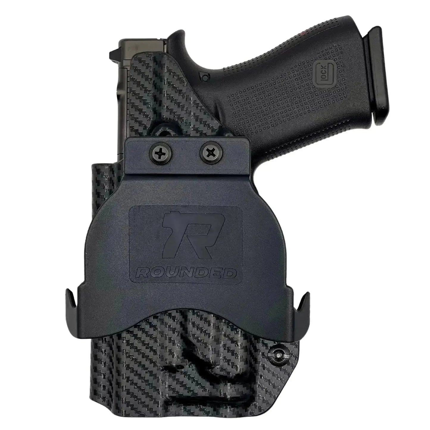 Paddle Holster fits: Glock 19 Olight PL-MINI 3 Valkyrie