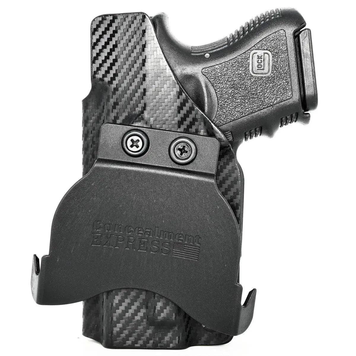 Paddle Holster fits: Glock 26 27 33 (Optic Ready)