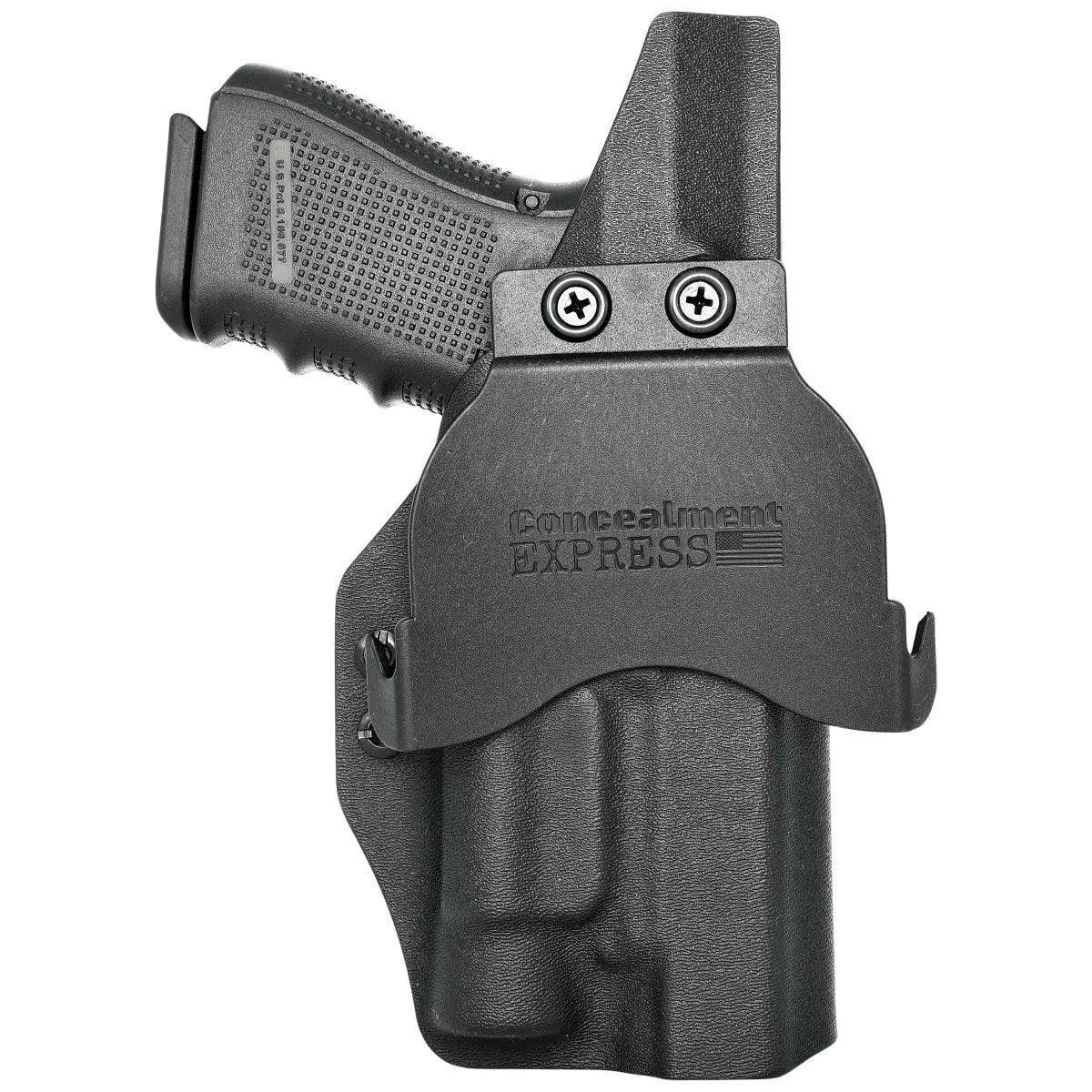 Paddle Holster fits: Glock 17 19 19X 26 31 32 33 34 45 TLR7A/TLR7X