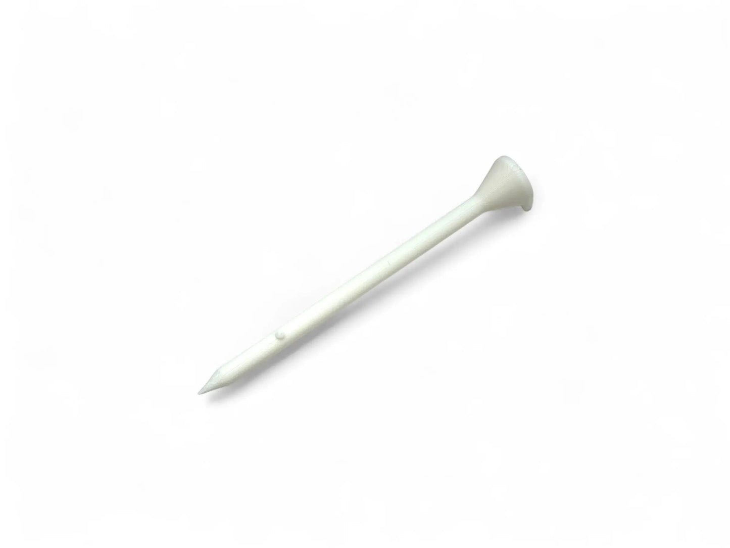 The Tee Clip Flatback Plastic Golf Tees 3 1/4" USA Made