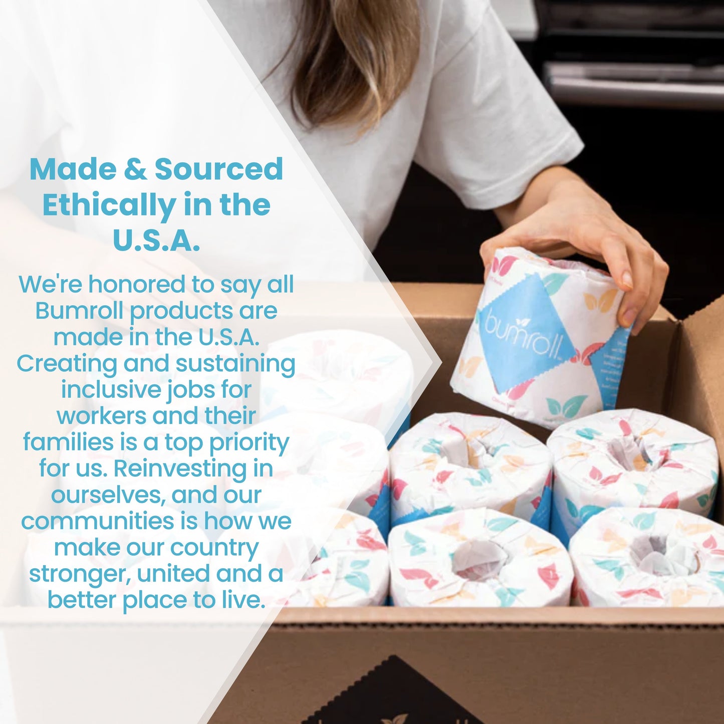 Bumroll, Premium Toilet Paper & Paper Towels Manufactured In California, Trees Planted In The United States