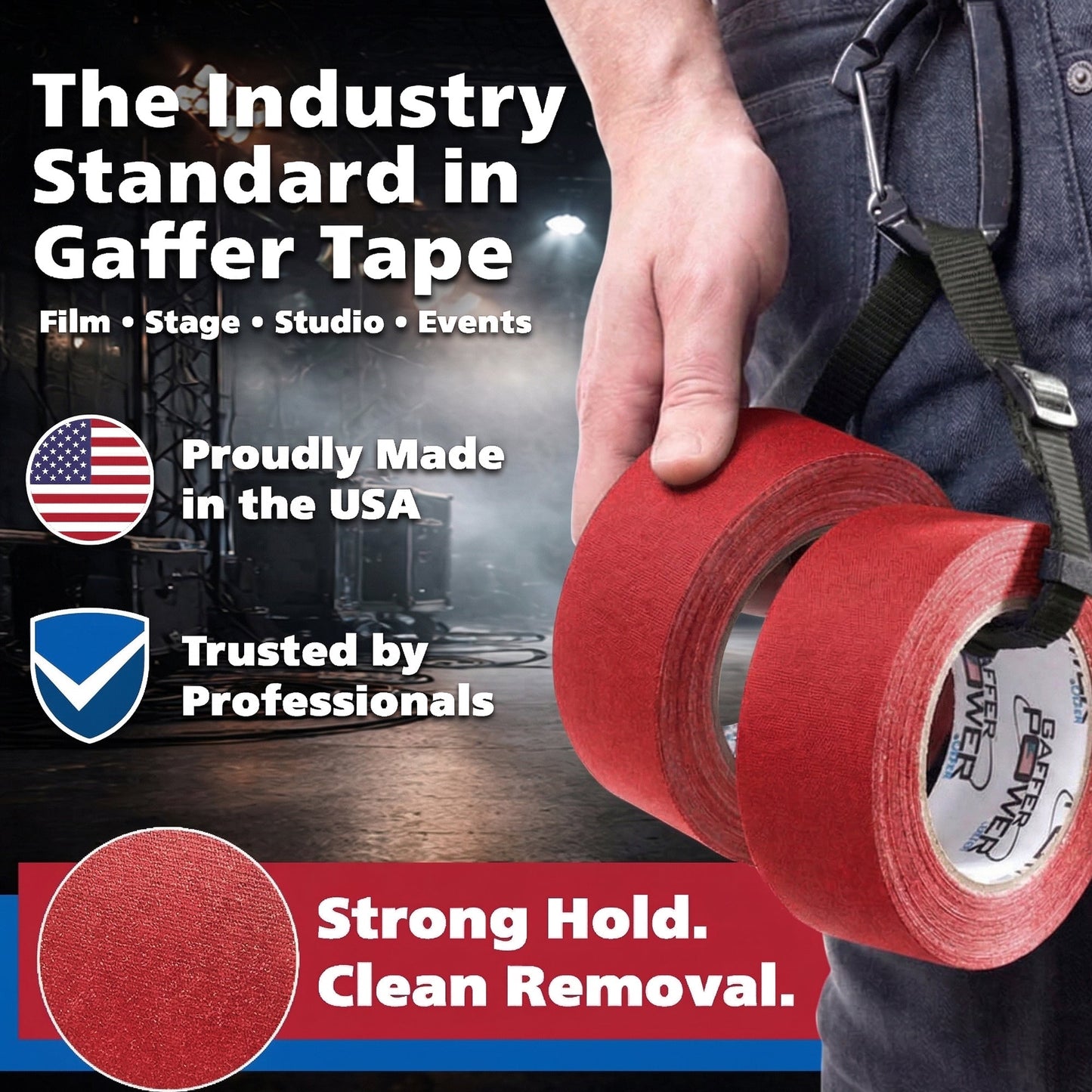 Gaffer Tape — Red 2" x 30yd