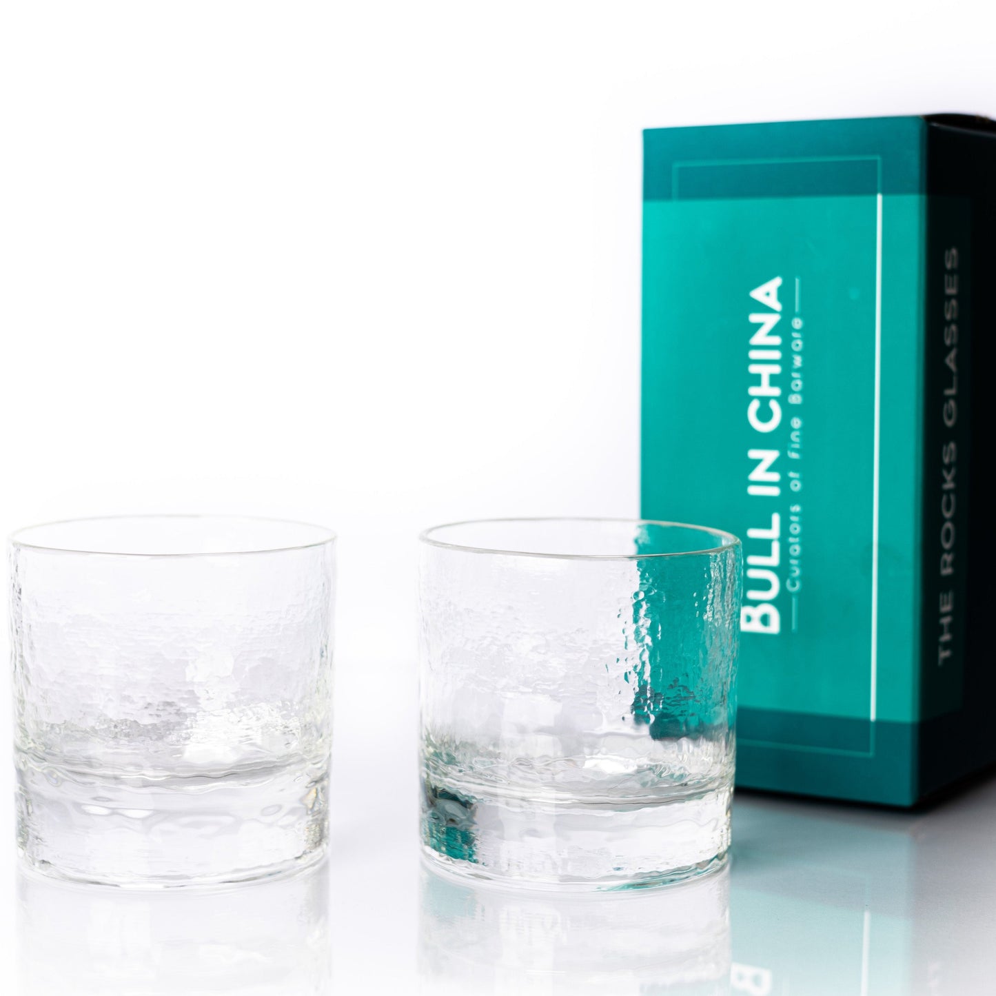 Artisan Rocks Glasses | Handblown Lead-free Crystal | Made in USA (Set of 2)