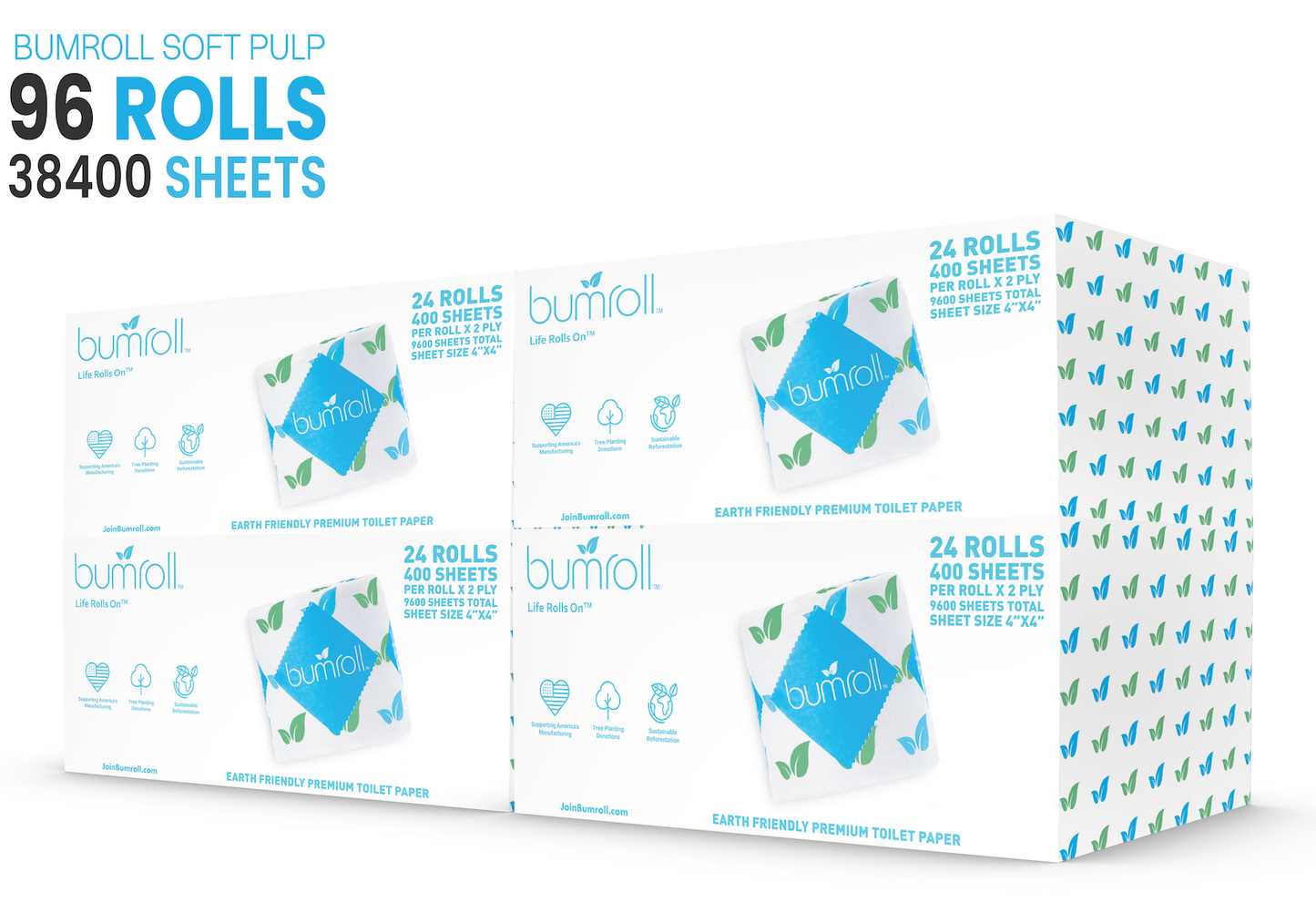 Bumroll, Premium Toilet Paper & Paper Towels Manufactured In California, Trees Planted In The United States