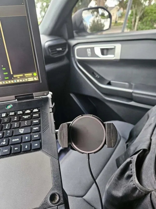 NEW! Universal Wireless Charging Mount For First Responders + Commercial Vehicles