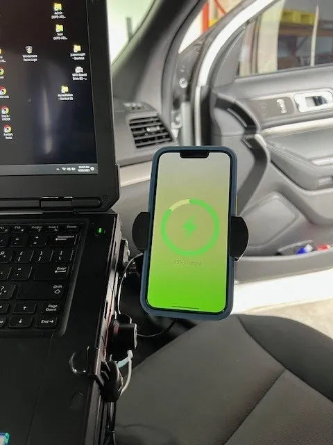 NEW! Universal Wireless Charging Mount For First Responders + Commercial Vehicles