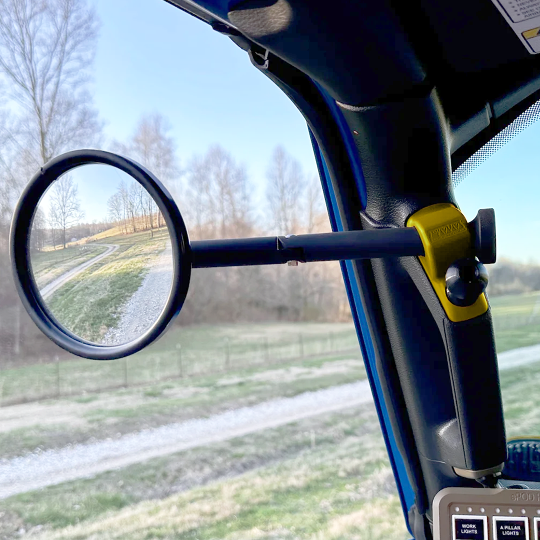 A-Pillar Side Mirror Set For 2024+ Jeep Wrangler JL & Gladiator - CMM Offroad