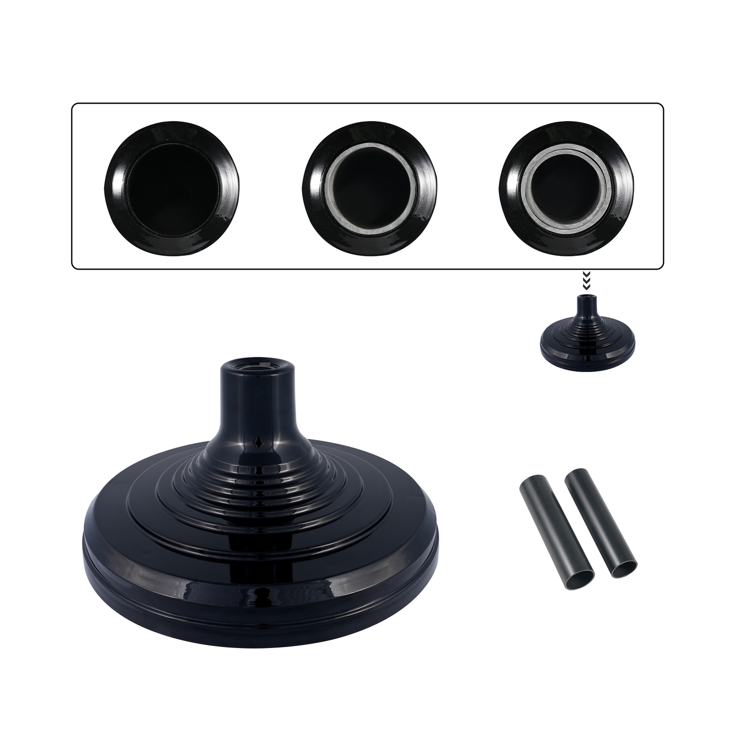 Indoor Flagpole Base - ABS Plastic