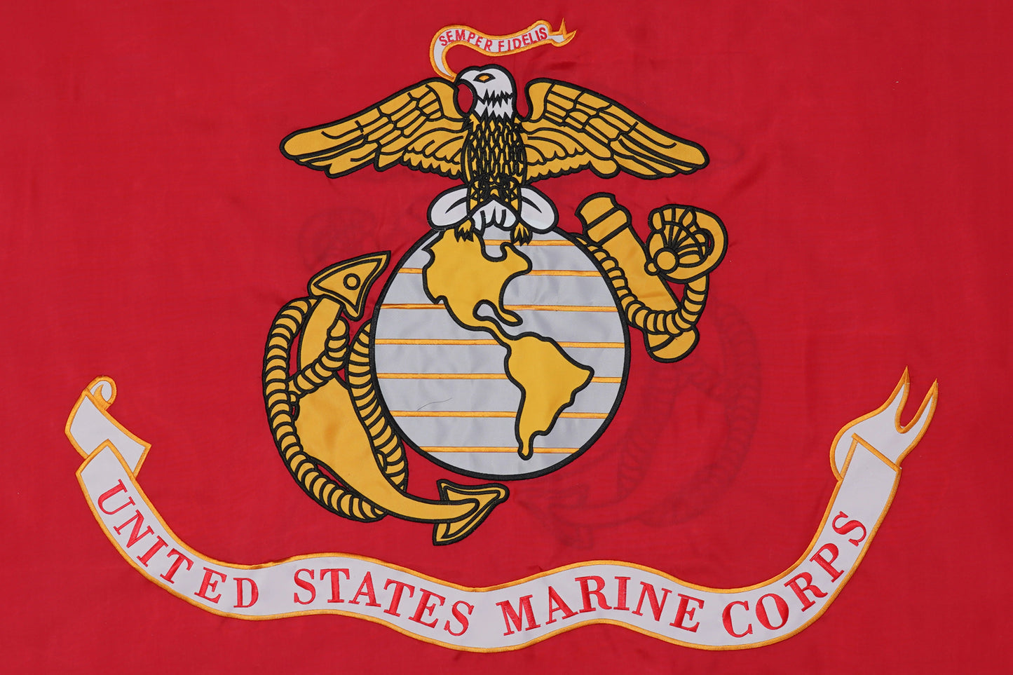 US Marine Corps Flag - Double Sided, 100% Made in USA