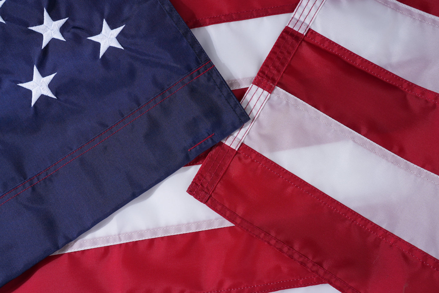 Nylon Pole Sleeve American Flag - 100% Made in USA