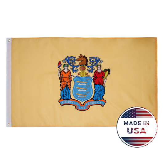 New Jersey State Flag - 100% Made in USA