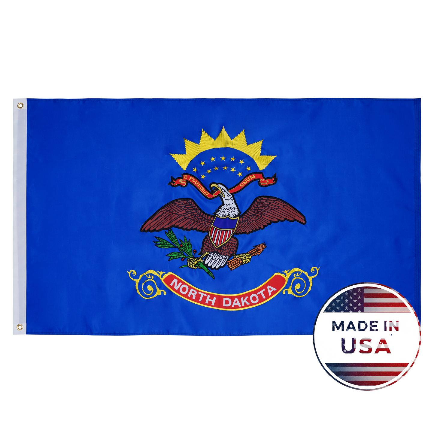 North Dakota State Flag - 100% Made in USA