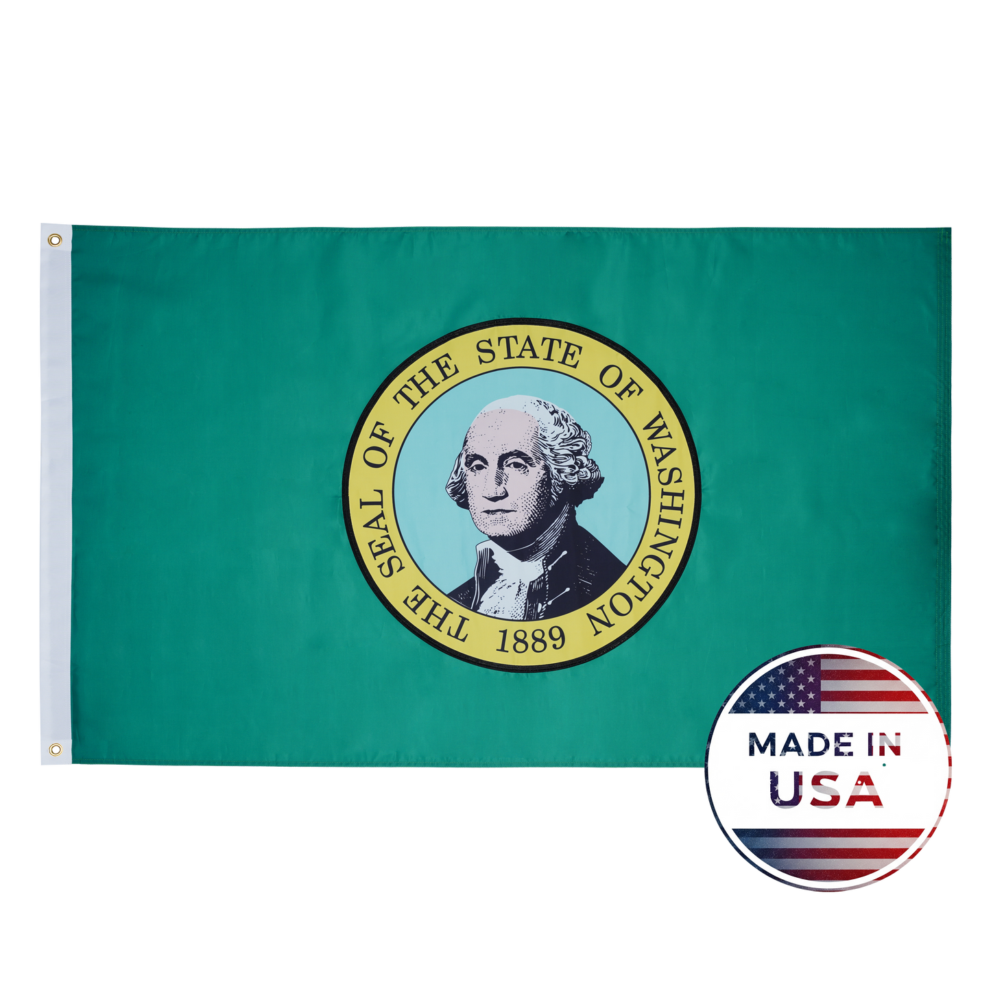 Washington State Flag - 100% Made in USA