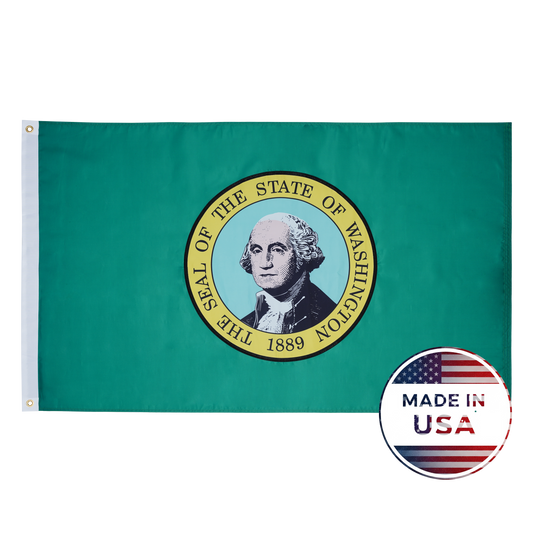 Washington State Flag - 100% Made in USA