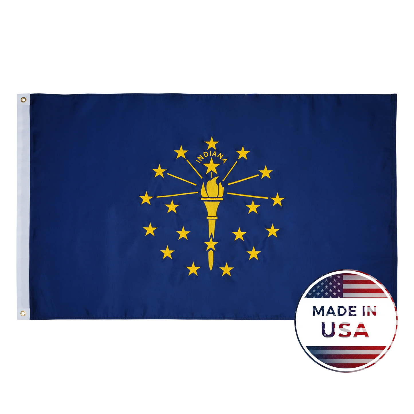 Indiana State Flag - 100% Made in USA