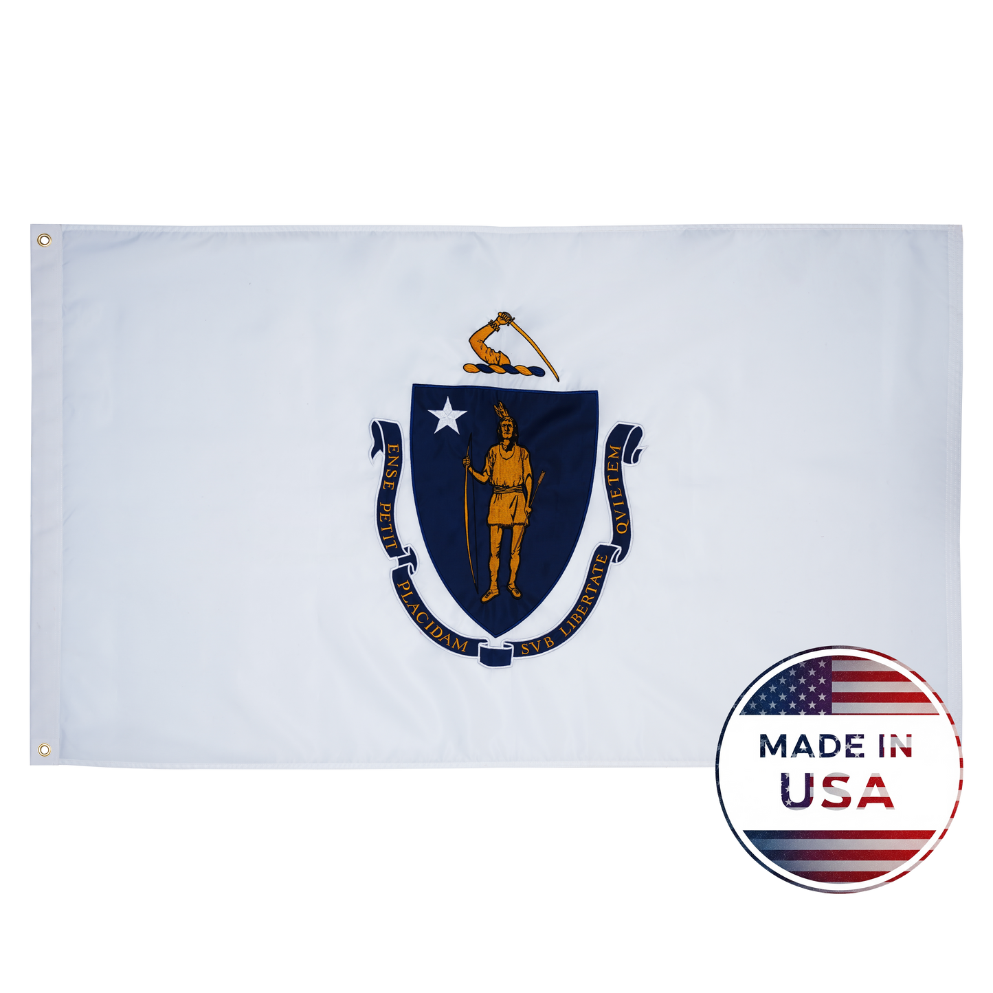 Massachusetts State Flag - 100% Made in USA
