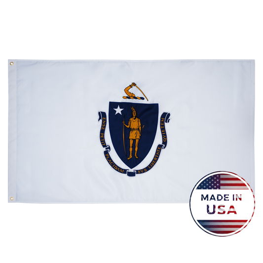 Massachusetts State Flag - 100% Made in USA