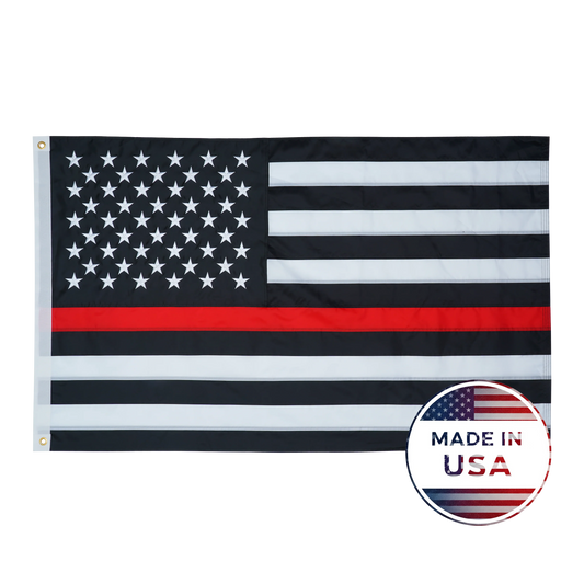 Thin Red Line American Flag - 100% Made in USA