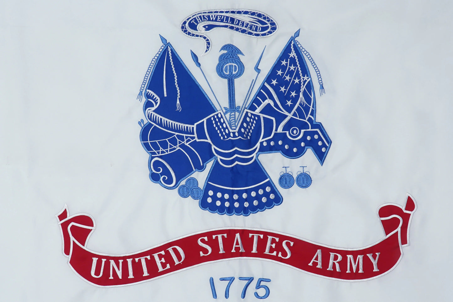 US White Army Flag - Double Sided, 100% Made in USA