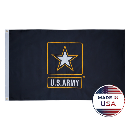 US Black Army Flag - Double Sided, 100% Made in USA