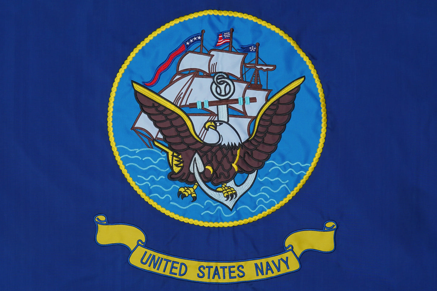 US Navy Flag - Double Sided, 100% Made in USA