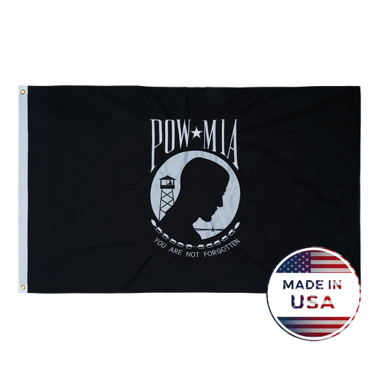 Pow Mia Flag - Double Sided, 100% Made in USA
