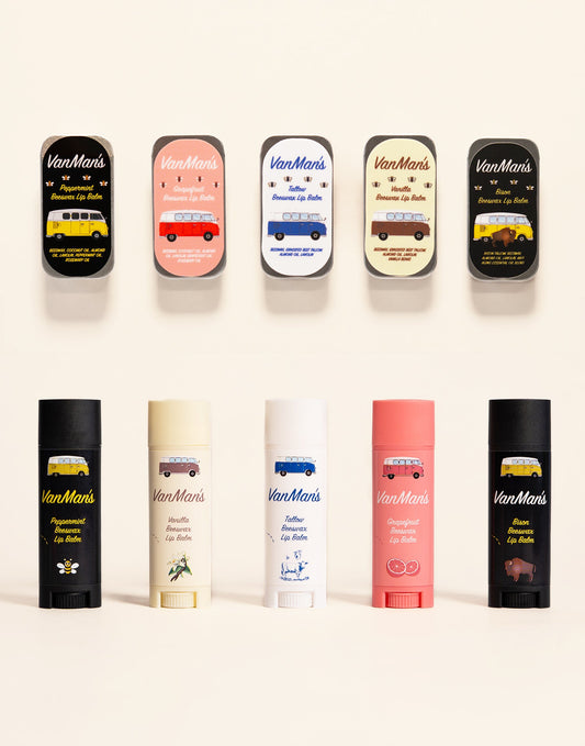*New* VanMan's Beeswax Lip Balm