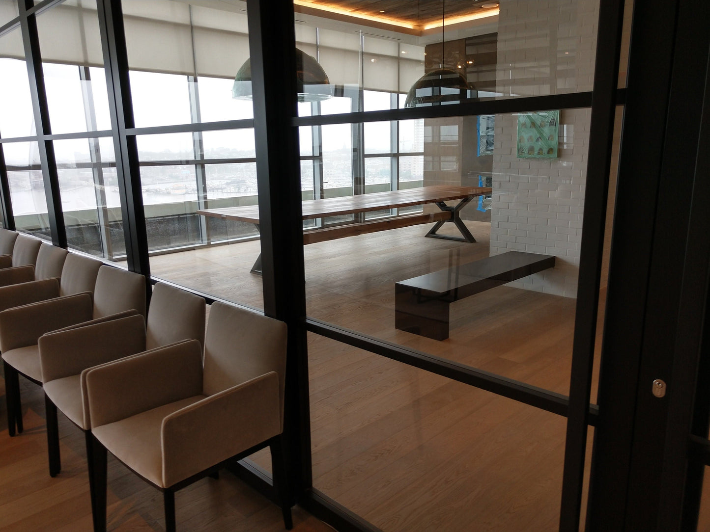 The Executive Conference Table, Solid Wood Conference Table, Industrial Table, Trestle Table, Metal and Reclaimed Wood Office Table, Modern