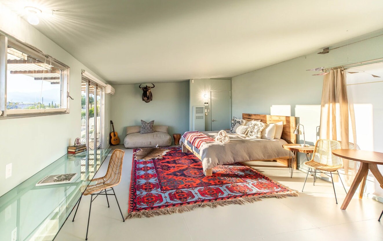 Platform Bed King /THE DESERT SUN/ Solid Wood Bed Frame, The Desert Sun, Reclaimed Wood Bed Frame, Bohemian Bed, Queen Platform Bed