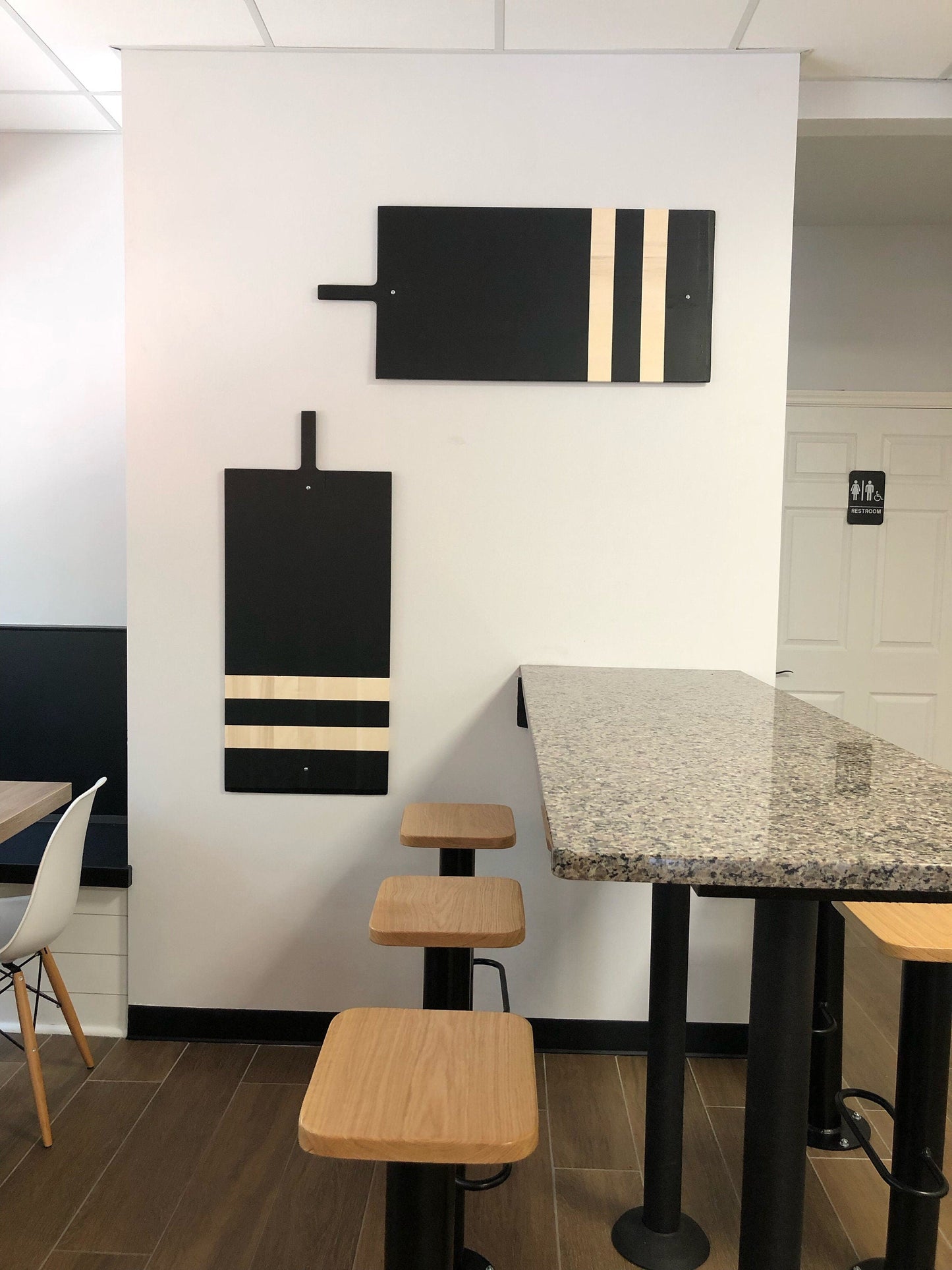 Bolt Down Bar Stools, Floor Mounted Bar Stools, Industrial Bolt Down Bar Stools With Pill Shaped  Foot Rest, Restaurant Bolt Down Bar Stools