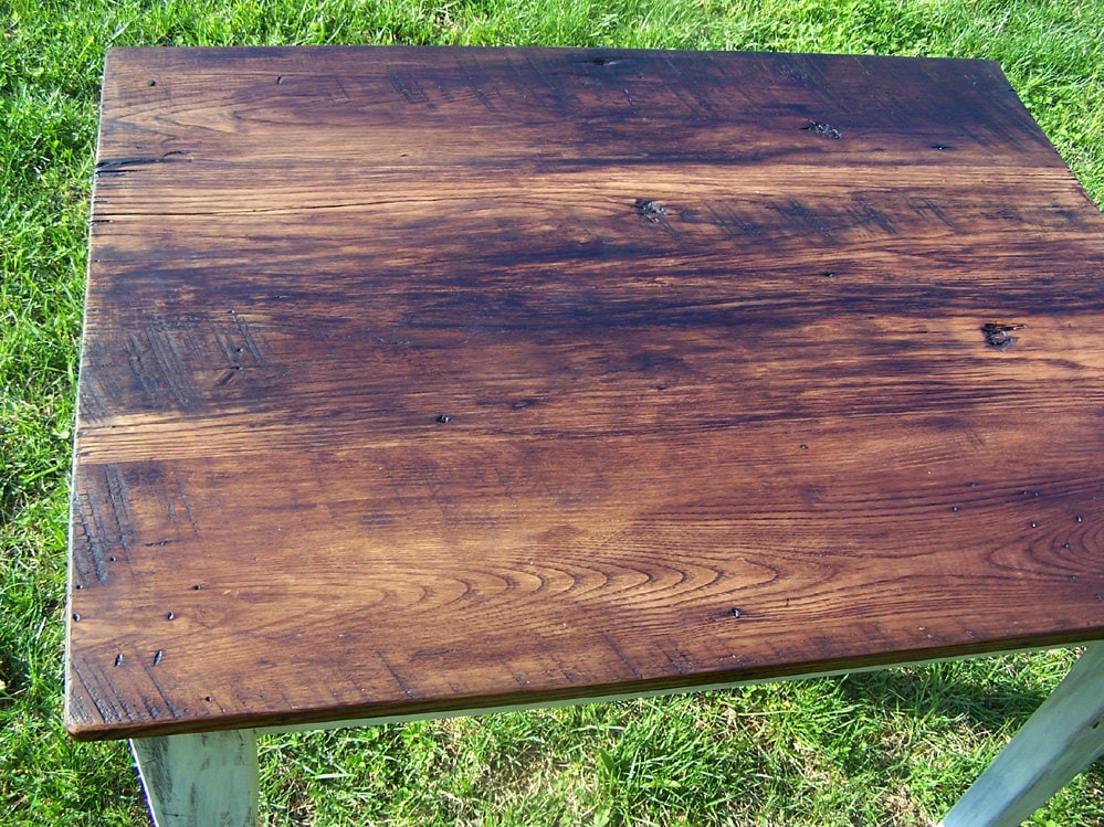 Farmhouse Table, Farm Table, Dining Room Table, Painted Furniture, Kitchen Table, Living Room Table, Wormy Chestnut Farm Table, Rustic Table