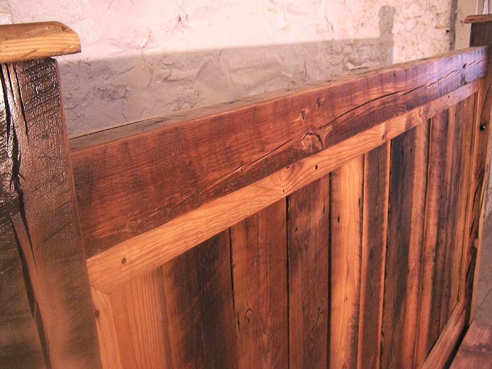 FREE SHIPPING - Bed Frame, Platform Bed, Bed With Storage Drawers, King Platform Bed, Storage Bed, Rustic Platform Bed, Modern Farmhouse Bed