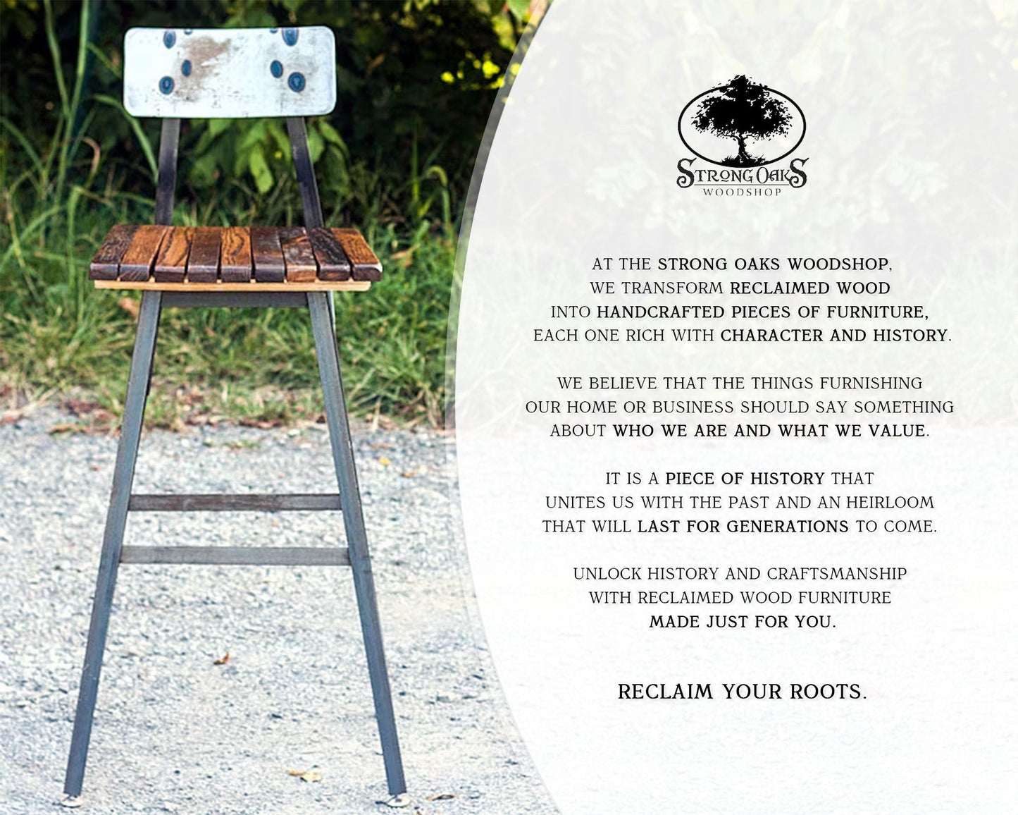 Bar stools with backs counter height - Industrial counter stools with backs - Reclaimed counter height bar stools