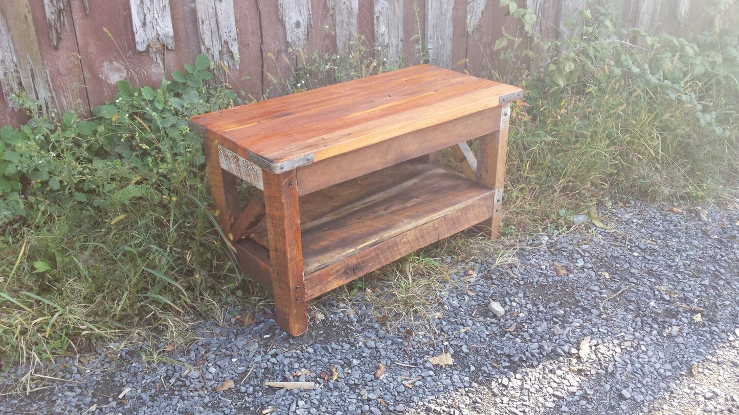 Wood Media Console, Western Furniture, Side Table, Wood Coffee Table, Rustic Media Console, TV Stand, Media Sideboard, Saloon Furniture