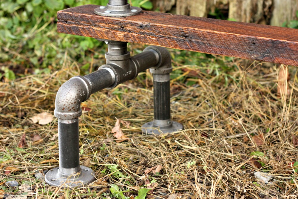 Free Shipping Bar Height Table, Industrial Bar Table, Pipe Bar Table, Pub Table, Cafe Table, Man Cave Decor Furniture, Side Table, End Table - The Chaotic Grind Store