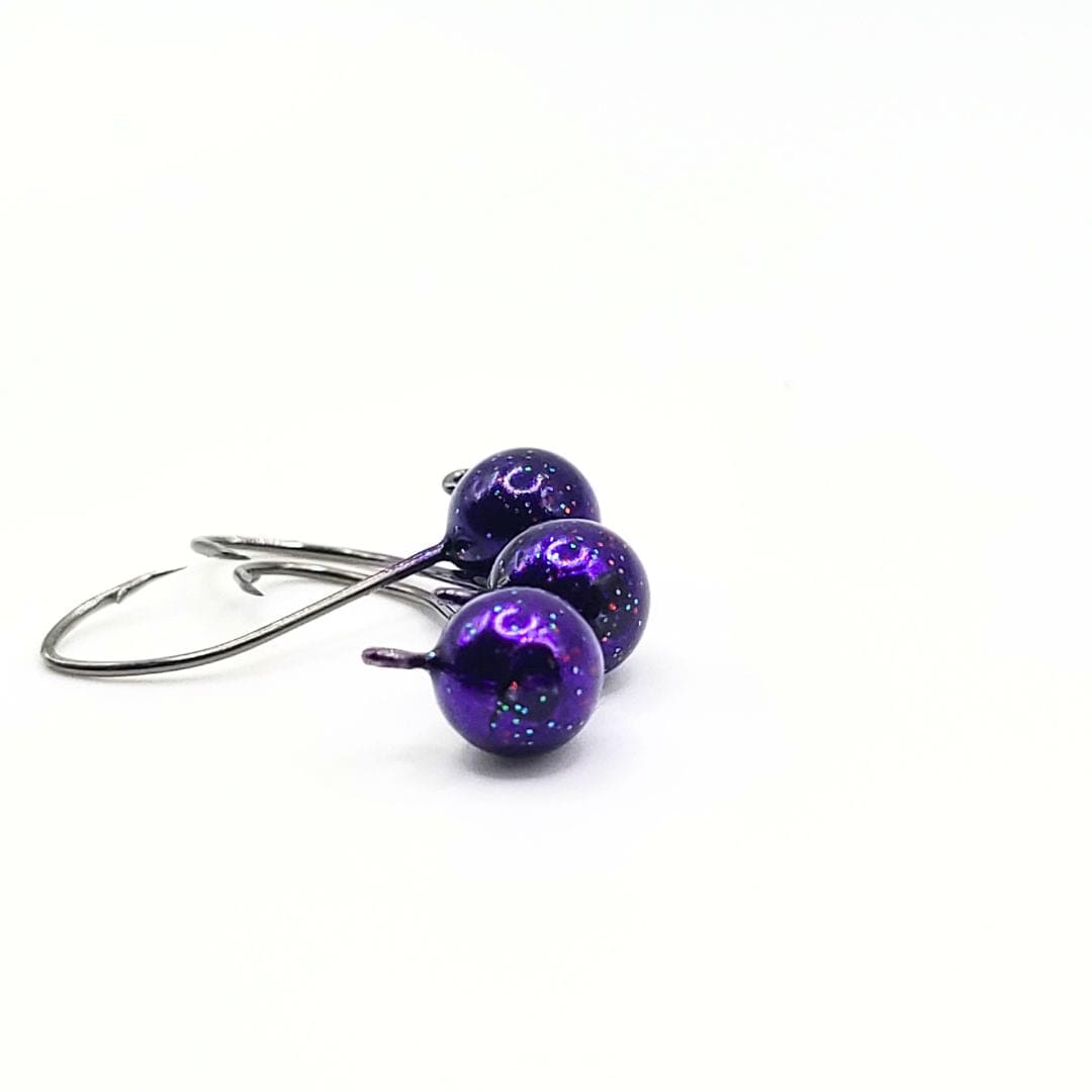 Round Jig Heads - 1/32- 1/16 - 1/8 - 12 Pack - No Collar