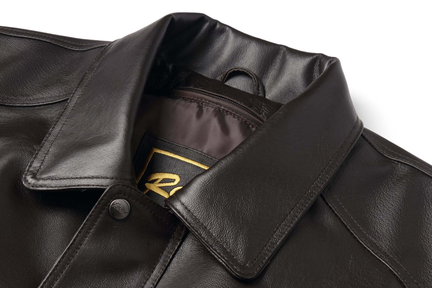 REED Men's American Style Bomber Genuine Leather Jacket - Imported