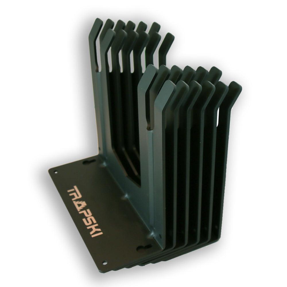 Wall Rack Holds Skis or Snowboard by Bindings, Yard Tools, Gear & Equipment - Made in the USA