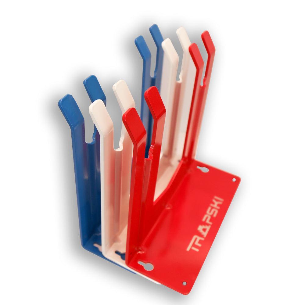 Wall Rack Holds Skis or Snowboard by Bindings, Yard Tools, Gear & Equipment - Made in the USA