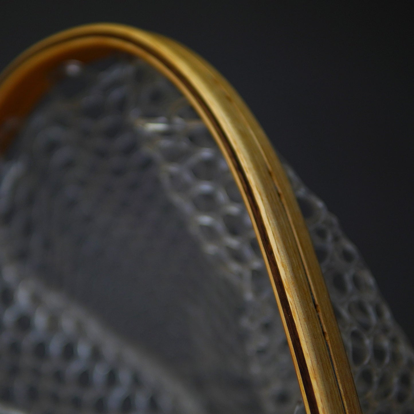 XL 18"x14" - Adams Dry Fly Engraved - Natural Fly Fishing Traditional Landing Net - Handcrafted & Made in USA